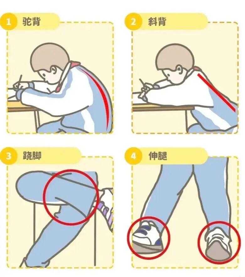 不良坐姿
